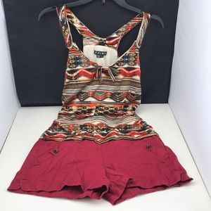 Chime size L tribal print romper